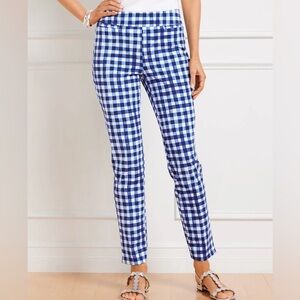 TALBOTS CHATHAM ANKLE PANTS - GINGHAM